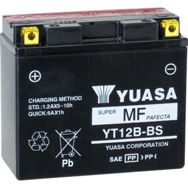 Μπαταρία YUASA YT12B-BS (GT12B-BS,UT1B2-BS) AGM 